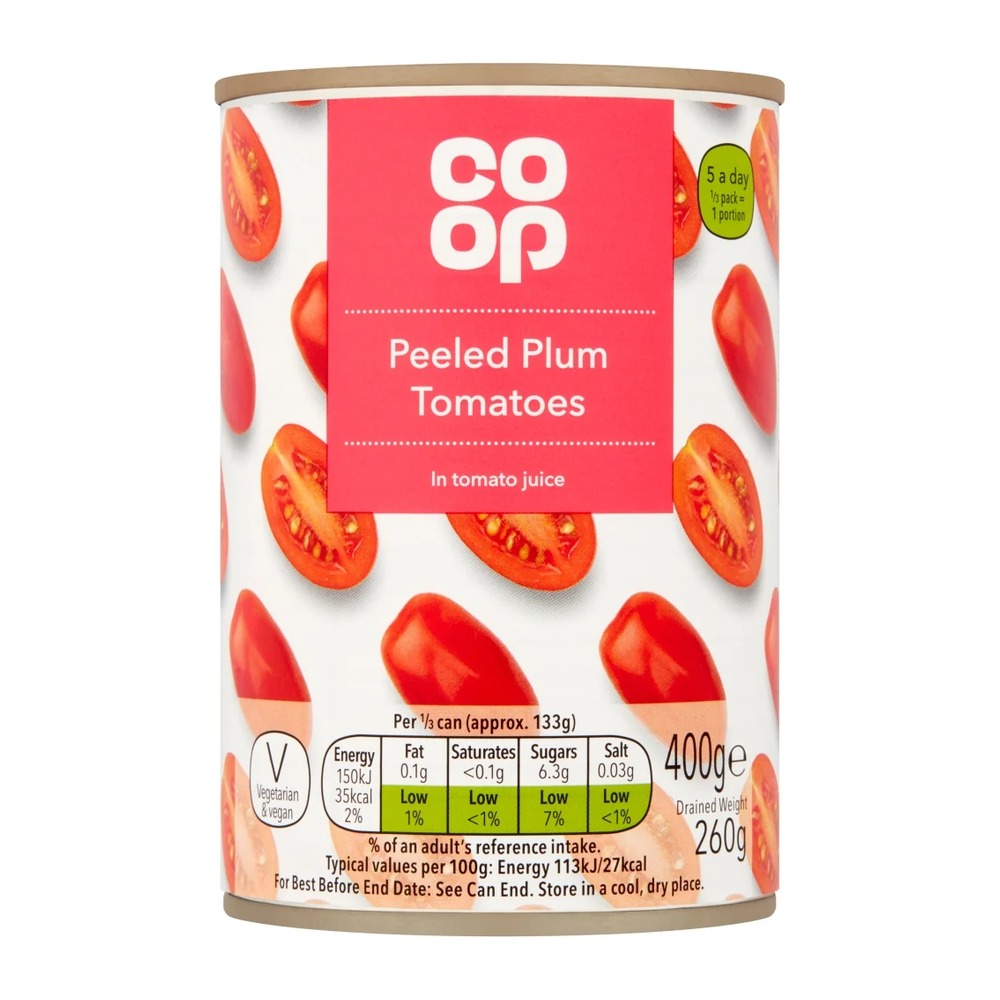 CO OP PEEL PLUM TOM IN T J