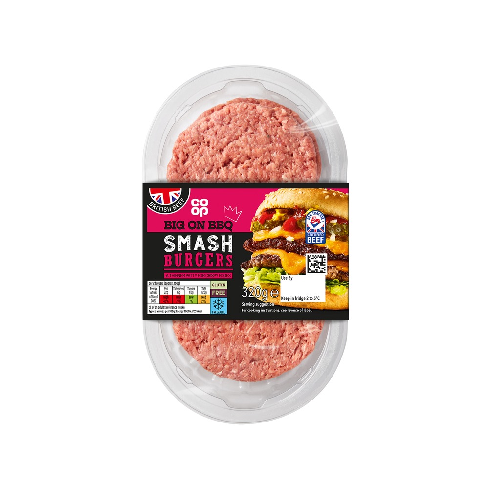 CO OP SMASH BURGER 2F£6.50