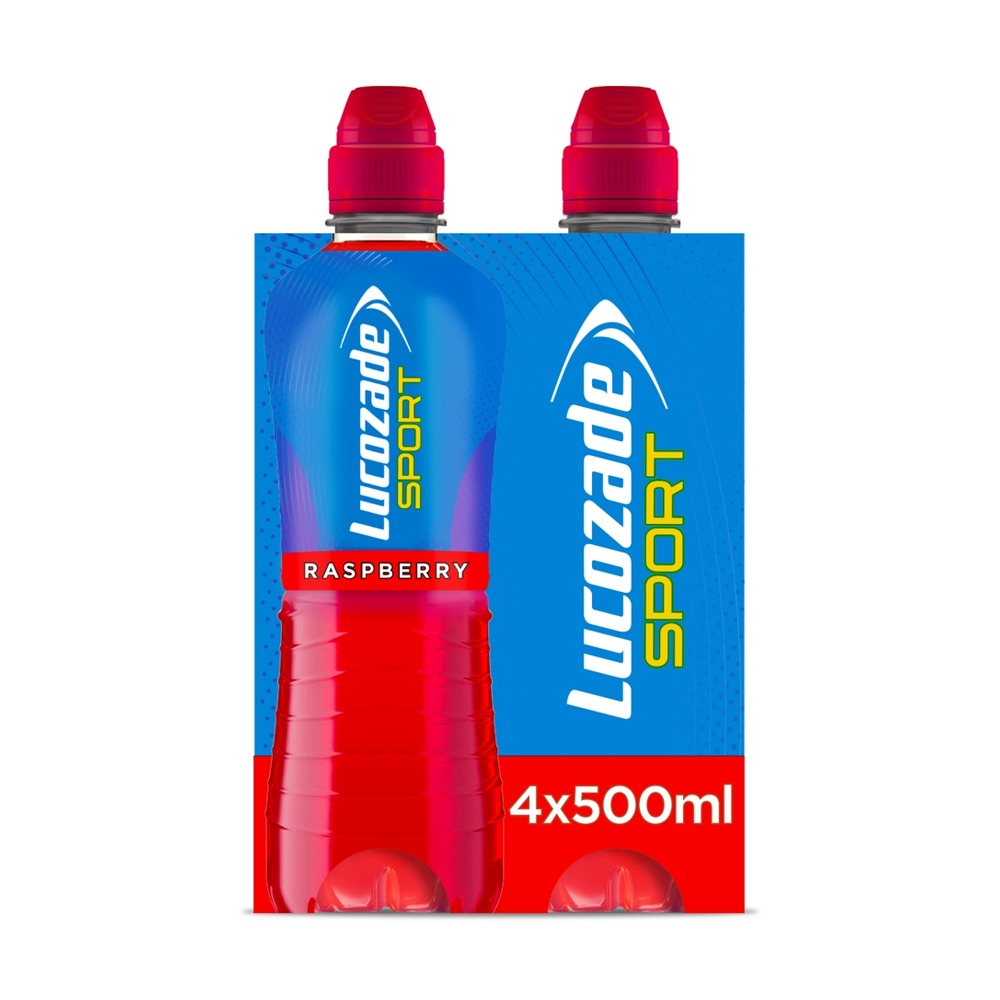 LUCOZADE SPORT RASPBERRY 4PK