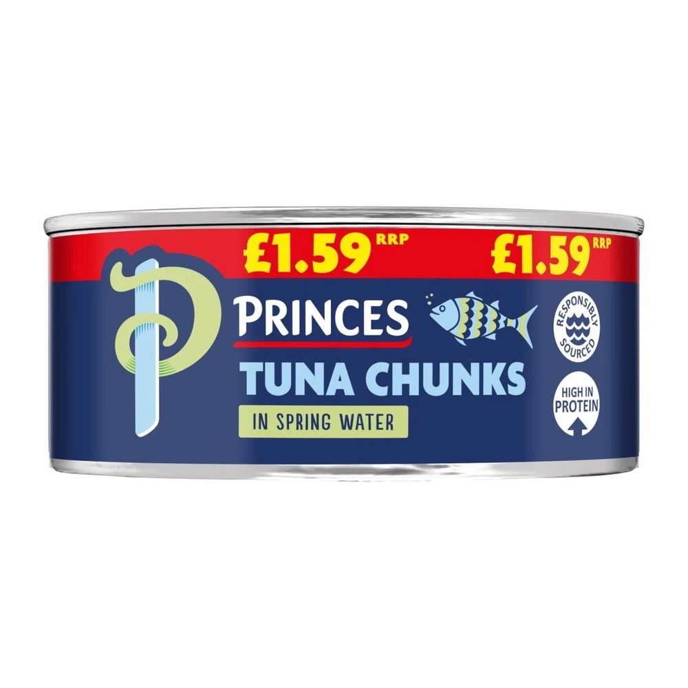 PRINCES TUNA S/WATER PM£1.59