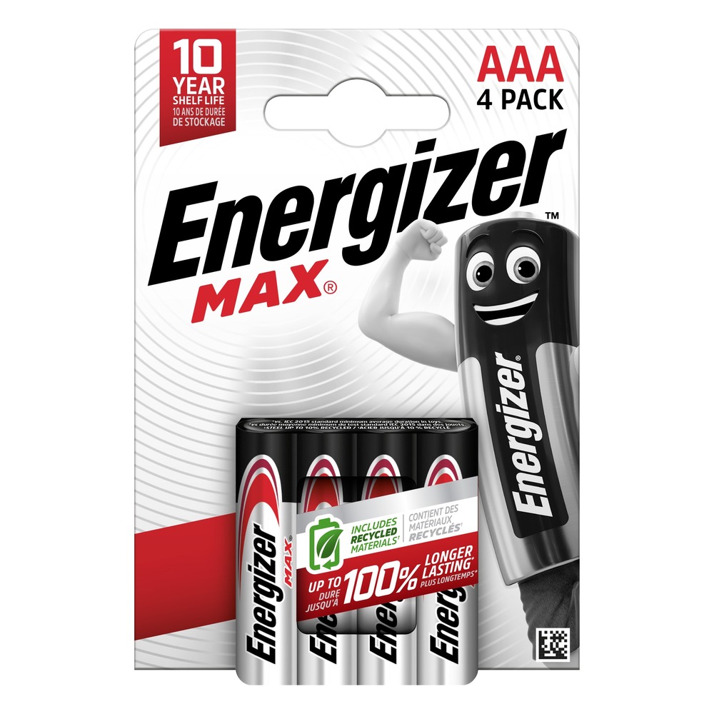 ENERGIZR MAX AAA 4PK