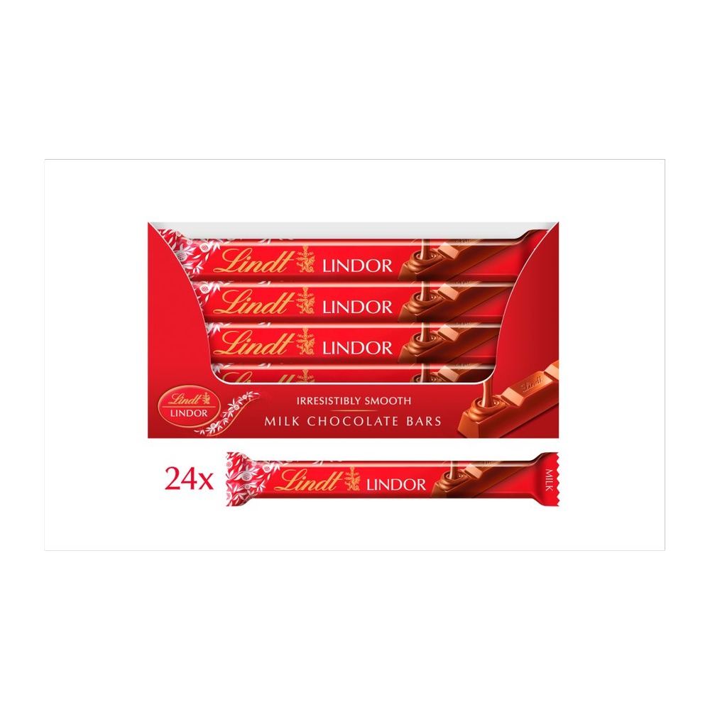 LINDT LINDOR MILK CHOC BAR