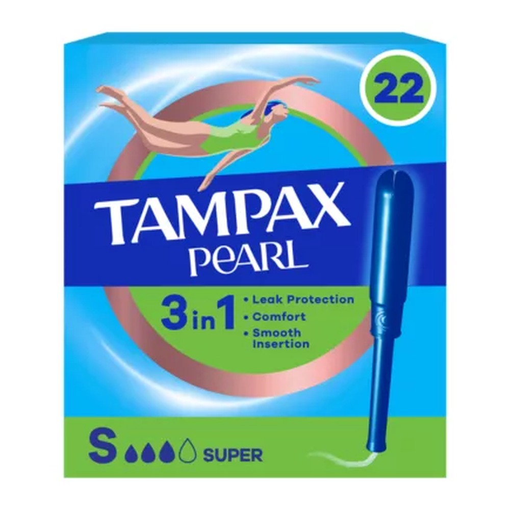 TAMPAX PEARL TAMPONS SUPER