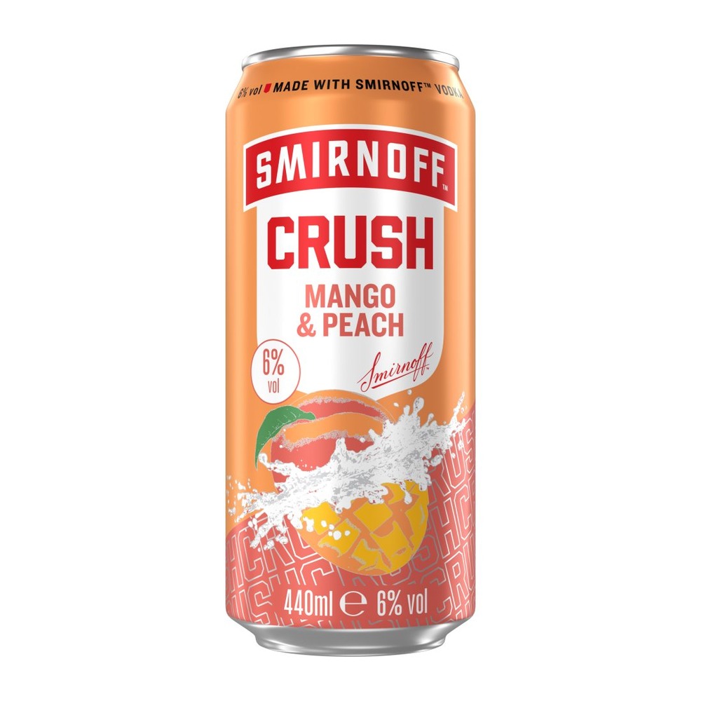 SMIRNOFF CRUSH MANGO&PEACH 6%
