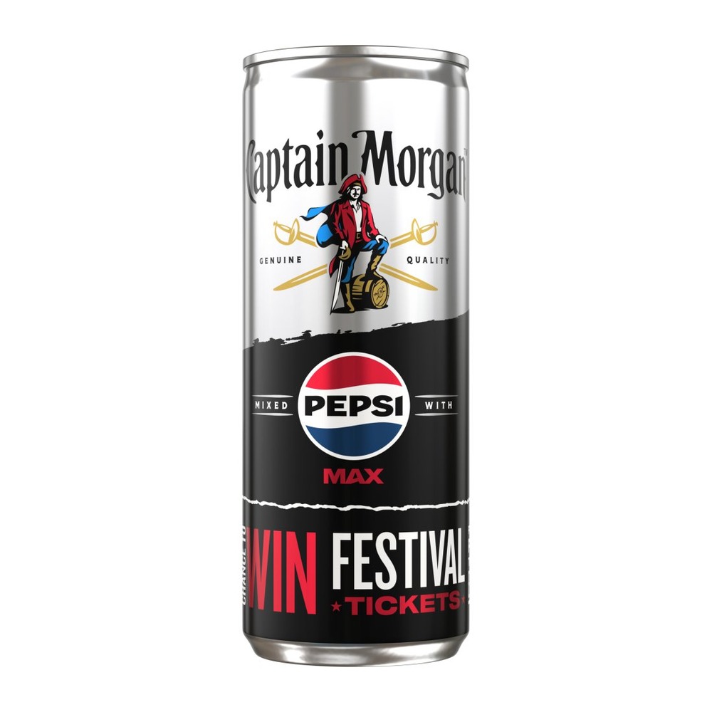 CAPTAIN MORGAN & PEPSI 5% RT
