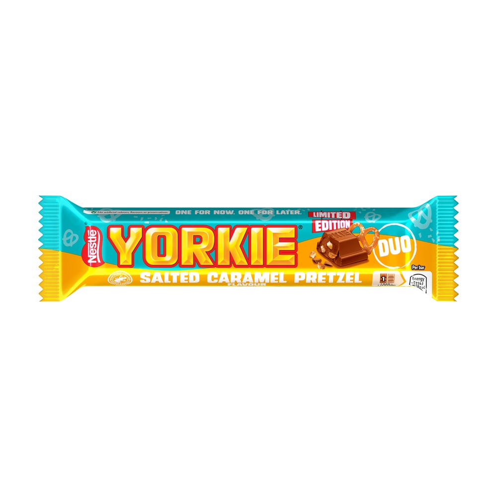 YORKIE DUO CMEL PRETZEL BAR