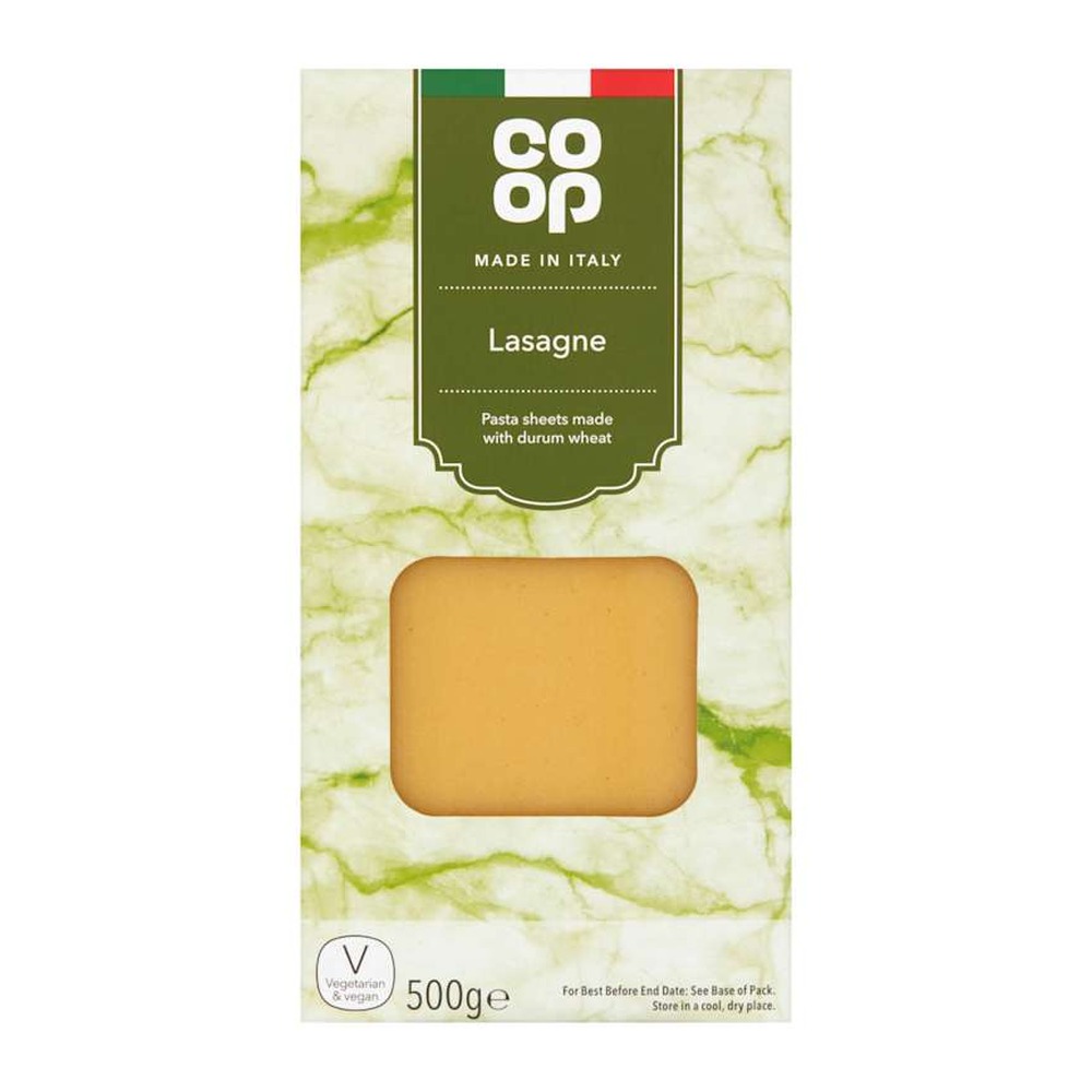CO OP PLAIN LASAGNE