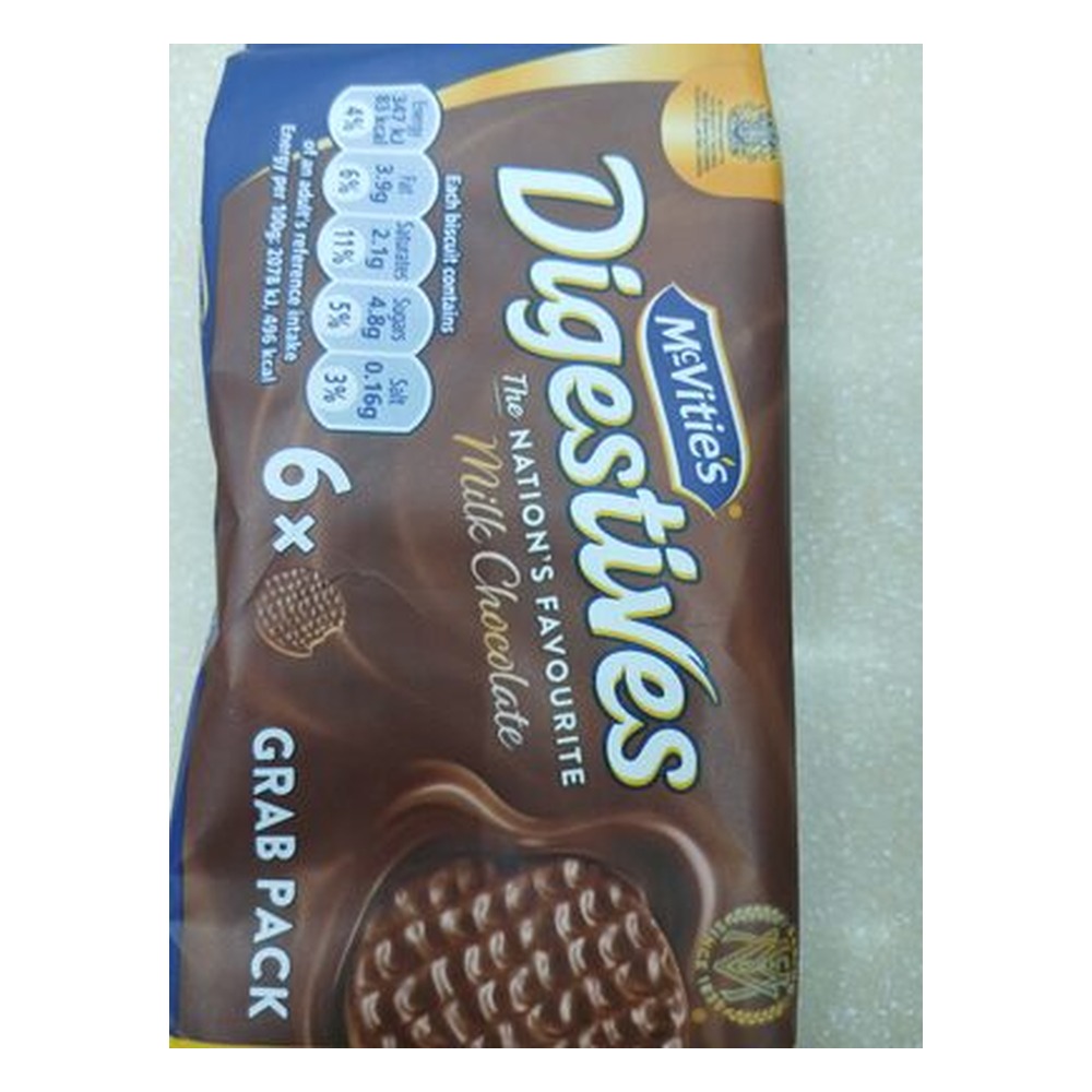 MCVITIES M/CHOC DIGS 6PK 89P