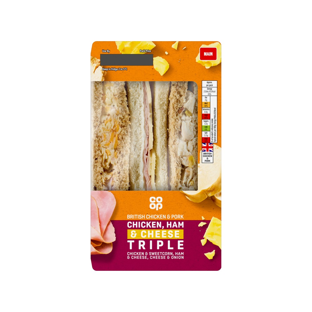 CO OP HAM & CHEESE SW