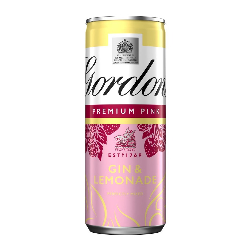 GORDONS PINK GIN & LEMONADE