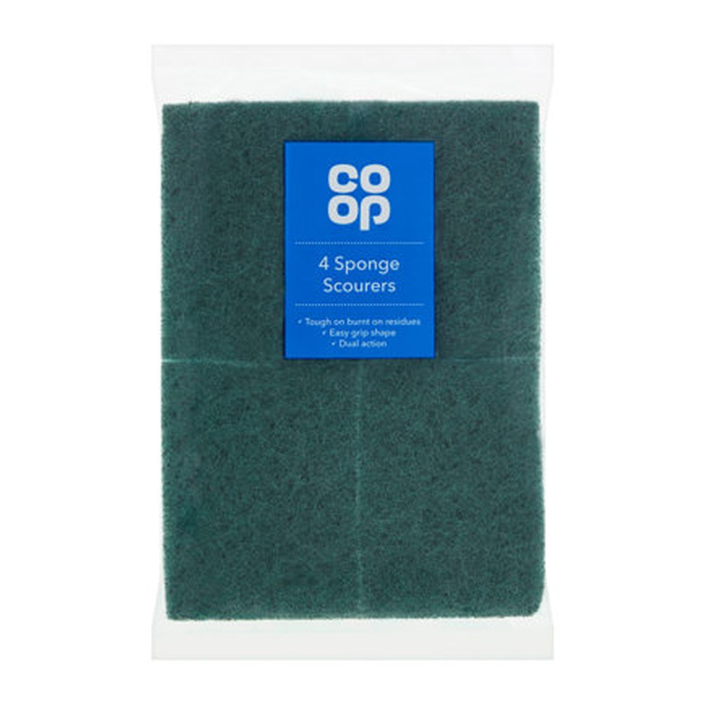 CO OP SPONGE SCOURING PADS