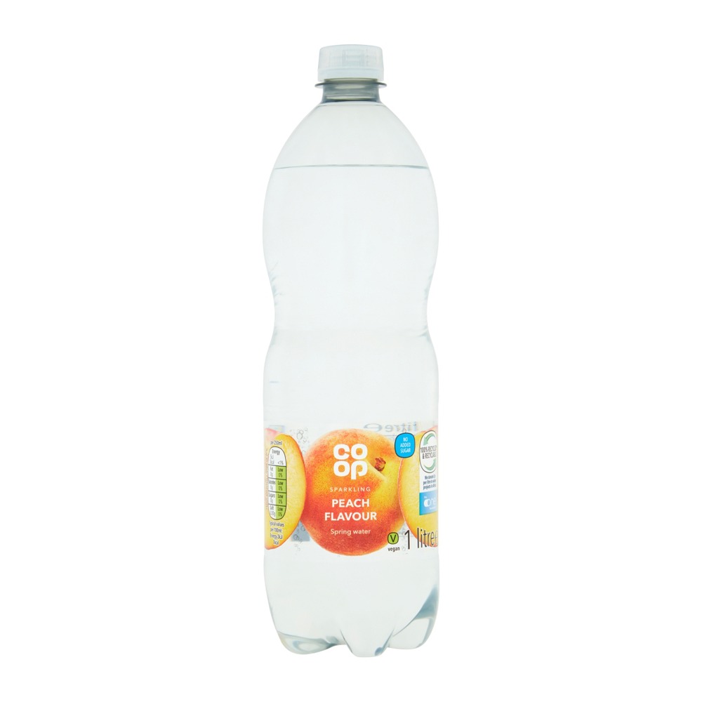 CO OP PEACH SPARKLINGWATER