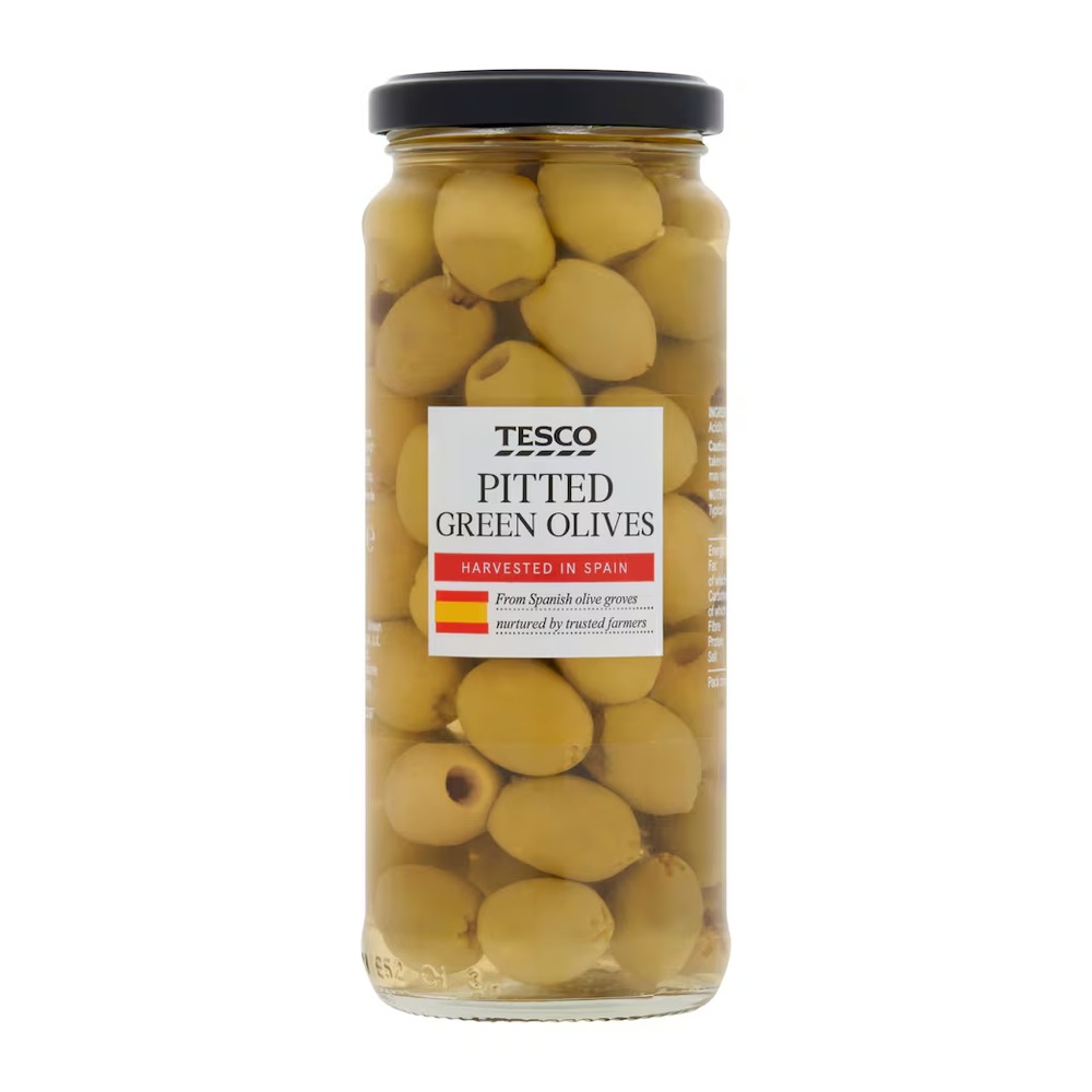 CO OP GREEN OLIVES IN BRIN
